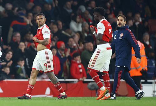  热苏斯补时绝杀阿森纳客场险胜南安普顿